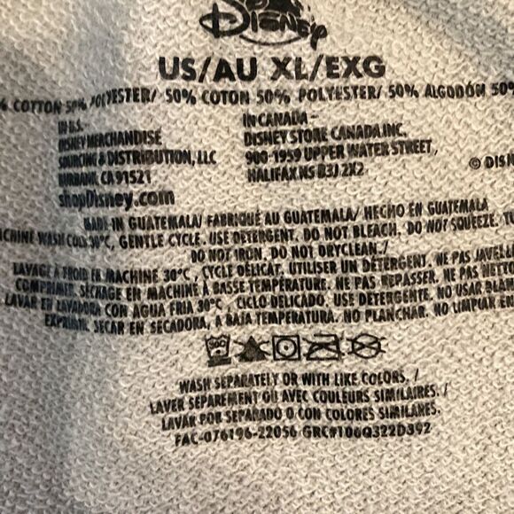 Disney Dose of Disney grey distressed hem shorts with pockets, size XL, guc - Picture 9 of 10